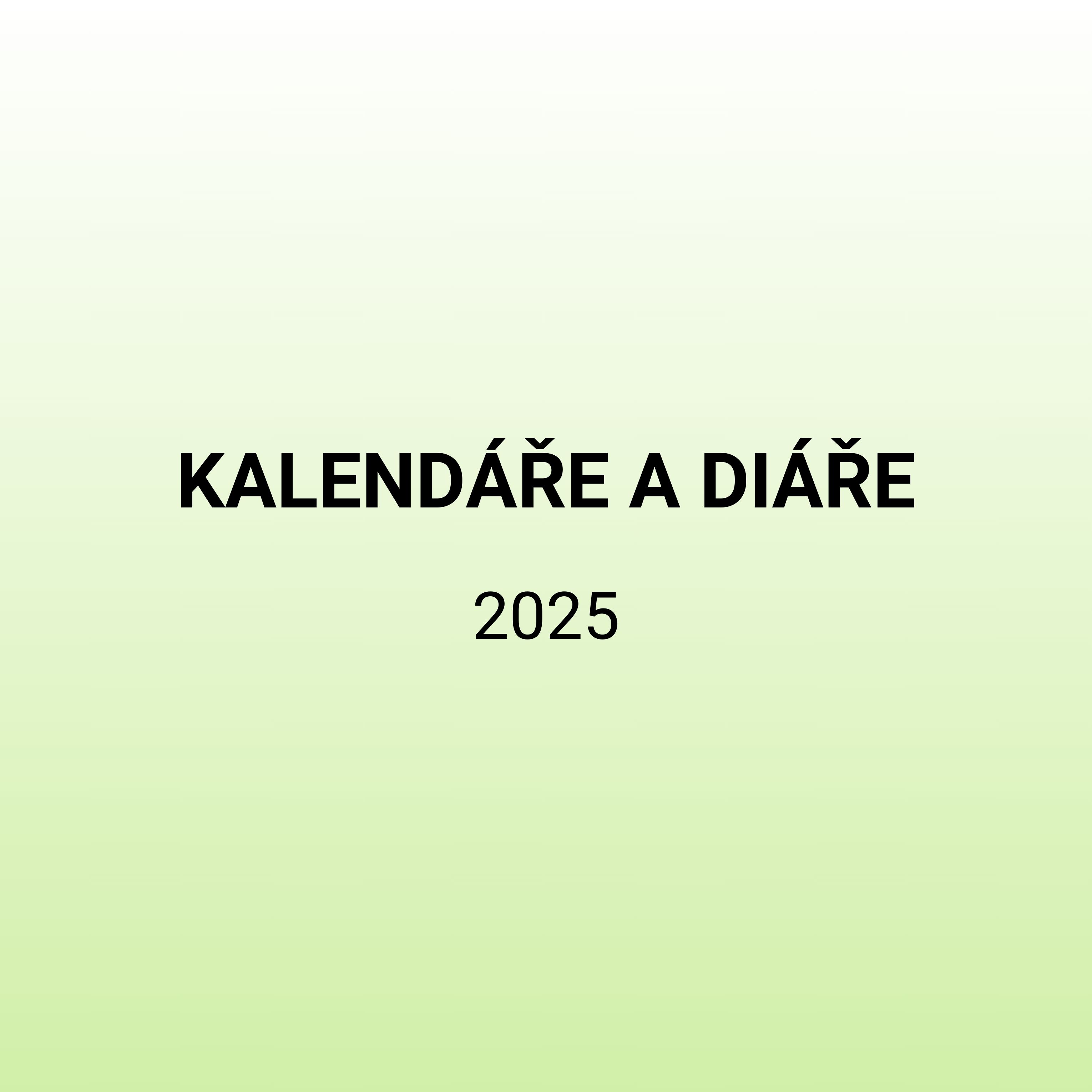 Katalog diáře 2025